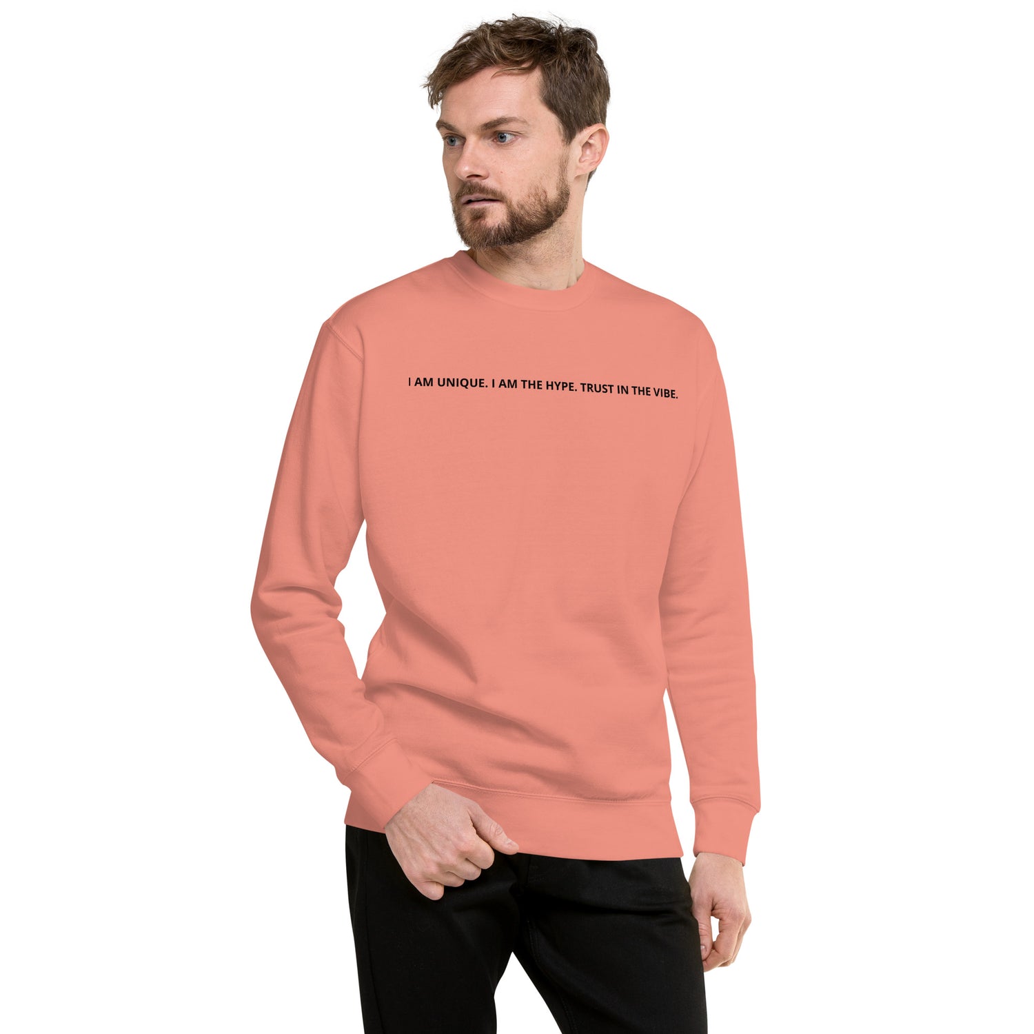 Unisex Premium Sweatshirt - I AM UNIQUE - Refine Zone